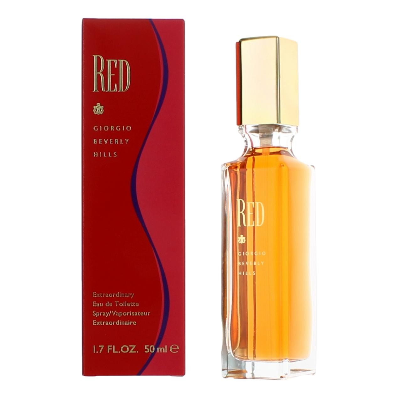 Bottle of Red by Beverly Hills, 1.7 oz Eau De Toilette Spray, women
